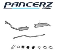 Auspuffanlage für Citroen Berlingo / Peugeot Partner 1.9 D 2002-2008