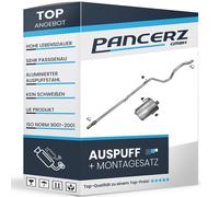Auspuffanlage für FIAT 500 PANDA II & FORD KA 1.2 ab 2012