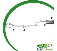 Auspuffanlage für FORD FIESTA MK5 1.3 60PS Schalldämpfer