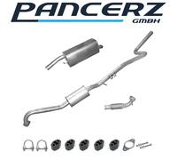 Auspuffanlage für Ford Fiesta Mk5 1.6 TDCI 90PS Schrägheck 04-05