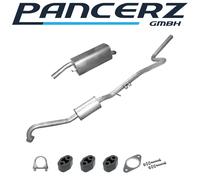 Auspuffanlage für Ford Fiesta Mk5 1.6 TDCI 90PS Schrägheck 2004-2005