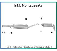 Auspuffanlage für Ford Galaxy (WGR) 2.0 2.8 85/128KW Auspuff Montagesatz