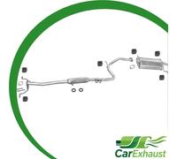 Auspuffanlage für KIA PRIDE 1.3 Fließheck 3-Türer 1994-2000 Schalldämpfer