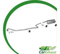Auspuffanlage für MAZDA 2 (DY) 1.4 TDCi Schalldämpfer