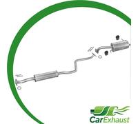 Auspuffanlage für MAZDA 323 F VI 1.5 16V Fließheck 5-Türer Schalldämpfer