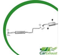 Auspuffanlage für MAZDA 323 S VI 1.5 16V Limousine Schalldämpfer