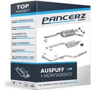 Auspuffanlage für Mercedes (W124) 250 D Stufenheck ohne KAT 1985-1993