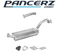 Auspuffanlage für Mitsubishi Pajero 2.5 TD 3.0 V6 4x4 SWB 3-Türen 90-95