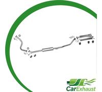 Auspuffanlage für OPEL AGILA B und SUZUKI SPLASH 1.2 + Rohr Auspuffanlage