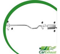 Auspuffanlage für OPEL MERIVA A 1.7 DTi 75PS 2003-2005 Schalldämpfer