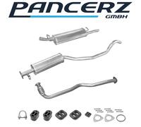 Auspuffanlage für Opel Vectra A 1.7 TD Schrägheck & CC 09.1992-09.1995