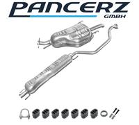 Auspuffanlage für Opel Zafira A 1.6 1.8 2.2