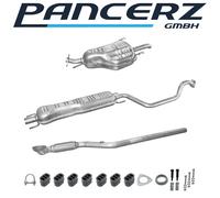Auspuffanlage für Opel Zafira A 1.8 125ps 2000-2003