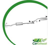 Auspuffanlage für PEUGEOT 1007 1.6 Schalldämpfer