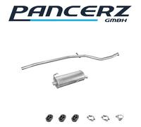 Auspuffanlage für Peugeot 206 1.9 D Schrägheck