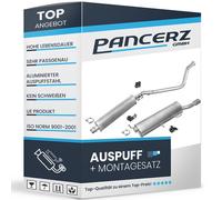 Auspuffanlage für Peugeot 307 CC 2.0 136PS Cabriolet 2003-2005