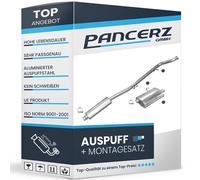 Auspuffanlage für Peugeot 406 2.0 HDI 110PS Stufenheck 05.2000-2004