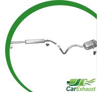 Auspuffanlage für RENAULT MEGANE II & SCENIC II 2.0 135PS Schalldämpfer