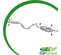 Auspuffanlage für SAAB 900 II 9-3 I 2.0 T Turbo Schalldämpfer