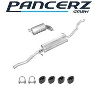 Auspuffanlage für Seat Alhambra I 1.9 TDI 90/115PS 2000-2010