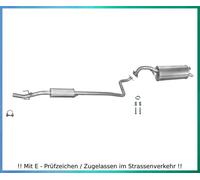 Auspuffanlage für Toyota Yaris 1.0 48/50KW Bj.99-05 Auspuff Dichtung Schelle