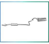Auspuffanlage für Toyota Yaris 1.0 48/50KW Bj.99-05 Auspuff Endtopf Mitteltopf