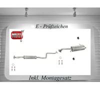 Auspuffanlage Mazda 323 F VI 1.5 16V Auspuff ESD MSD 5-Türer mit Montagesatz