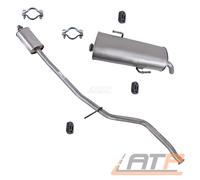 AUSPUFFANLAGE MITTEL- ENDSCHALLDÄMPFER FÜR PEUGEOT 206 CC 1.6 16V BJ 00-05
