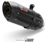 Auspuffanlage Mivv SLIP - ON Edelstahl schwarz Suono Sport