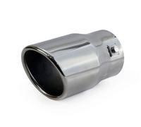Auspuffblende AMIO Endstück Chrome Rund Endrohr Edelstahl bis max 65mm Universal