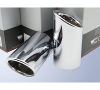 Auspuffblende Audi A4 A5 A6 Q5 Endrohr S-Line Chrom Endrohre 65mm Original