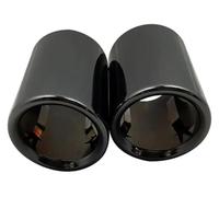 Auspuffblende Auto Auspuffblenden Aus Edelstahl Für BMW 5er F10 F11 F18 E60 E61 E39 528i 530i 535i 535d(Schwarz)