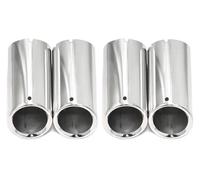 Auspuffblende Auto Auspuffblenden Aus Edelstahl Für BMW X7 G07 X5 G05 X6 G06 Für M40i Für M50i 2019-2024 Silberfarben(Silber)