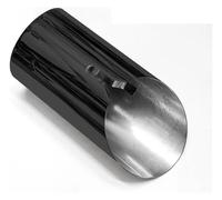 Auspuffblende Auto Auspuffblenden Aus Edelstahl Silber 2 Stück Für BMW F20 F21 F22 F23 F30 F31 F34 GT 3 F32 F33 F36 2/3/4 Serie(Black 1PCS)