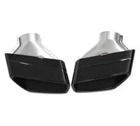 Auspuffblende Auto Auspuffendrohr Aus Edelstahl Für BMW G30 G31 G32 2017 F10 F11 2011-2014 Silberfarben Passend Sowie(Black B)