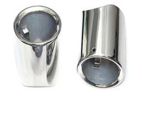 Auspuffblende Auto Für BMW 5er 520i 523i 525i 528i 530i 535i 535d F10 F11 F18 E60 E61 E39 E28 E12 Autozubehör Endrohr Getoastet Blau 2 Stück Auspuffschalldämpferdüse(Sliver 2PCS)