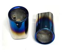 Auspuffblende Auto Für BMW 5er 520i 523i 525i 528i 530i 535i 535d F10 F11 F18 E60 E61 E39 E28 E12 Auto-Endrohr Getoastetes Blau 2 Stück Auspuffblenden(Toasted Blue 2PCS)