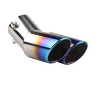 Auspuffblende Auto, für BMW X4 G02 M 2018-2022 2021 Auspuff Schalldämpfer Endrohr Edelstahl Auspuffrohr Endschalldämpfer,C