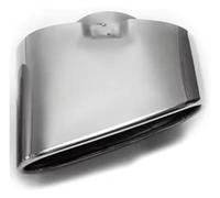 Auspuffblende Auto Runder Auspuff-Upgrade Für BMW X5 E70 2008-2013 Edelstahl-Vierkant-Schalldämpfer Mit R-Endrohr(R)