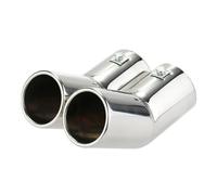 Auspuffblende Auto Universell Für VW Für Golf 4 Für Bora Für Jetta Doppelrohr-Auspuffanlage Aus Edelstahl