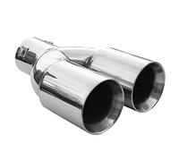 Auspuffblende Endrohr Auspuff Universell Schalldampfer Sport Rund Sportauspuff Endrohrblenden Blende Edelstahl von 42mm bis 53mm