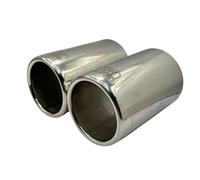 Auspuffblende Endrohr Doppelrohr f. VW AUDI A3 A4 PASSAT 3C B6 TIGUAN