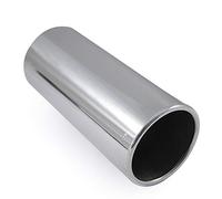 Auspuffblende Endrohr Endstuck Auspuff Blende Schalldampf Sportauspuff Universell Schalldampf Sport Tuning Optik Edelstahl Rund von 48mm bis 65mm