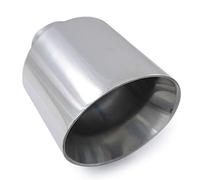 Auspuffblende Endrohr Endstuck Auspuff Blende Schalldampf Sportauspuff Universell Schalldampf Sport Tuning Optik Edelstahl Rund von 43mm bis 55mm