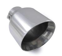 Auspuffblende Endrohr Endstuck Auspuff Blende Schalldampf Sportauspuff Universell Schalldampf Sport Tuning Optik Edelstahl Rund von 35mm bis 50mm