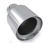Auspuffblende Endrohr Endstuck Auspuff Blende Schalldampf Sportauspuff Universell Schalldampf Sport Tuning Optik Edelstahl Rund von 42mm bis 55mm