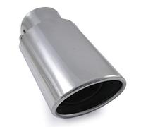 Auspuffblende Endrohr Endstuck Auspuff Blende Schalldampf Sportauspuff Universell Schalldampf Sport Tuning Optik Edelstahl Oval von 35mm bis 51mm