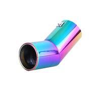 Auspuffblende Endrohr Für VW Für Golf 4 Für Bora Für Jetta Auto Endrohre Stil Doppelrohr Edelstahl Auspuff Schalldämpfer Tipps 1Pcs Schalldämpferdüsen(Color)