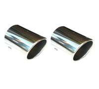 Auspuffblende für AUDI A3 A4 VW PASSAT 3C B6 TIGUAN Endrohr Doppelrohr 80mm