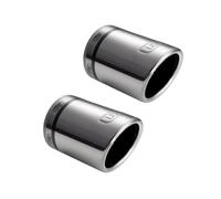 Auspuffblende für BMW E46 318 320 323 325 Doppelrohr 2x80mm abgeschrägt